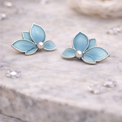Sea Bloom Half-Flower Studs