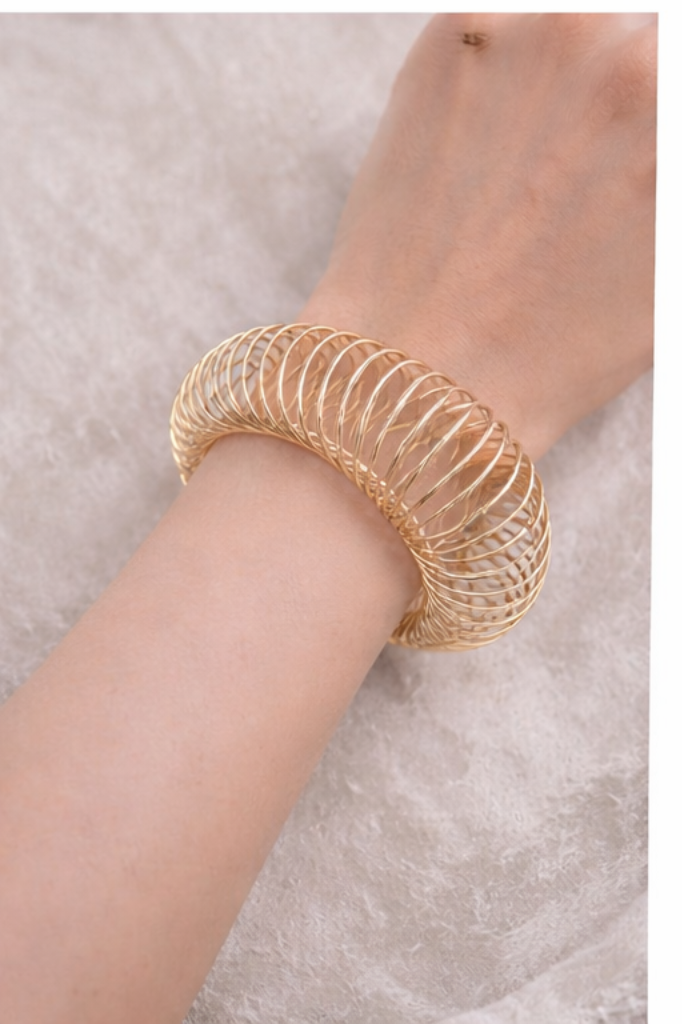 Infinity Coil Bracelet(Anti-Tarnish) - Image 3